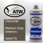 Preview: Chevrolet, Medium Gray (Interior), WA9779: 400ml Sprühdose, von ATW Autoteile West.
